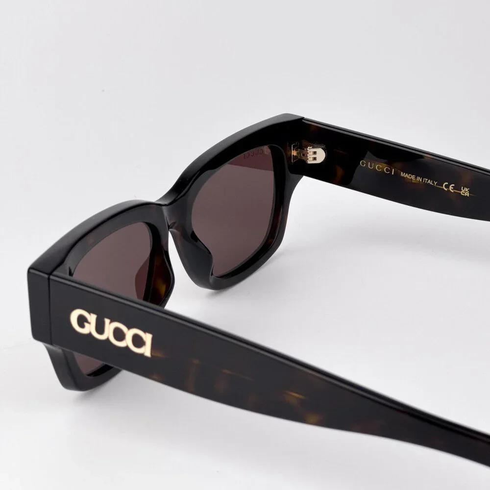 Gucci GG1794S Sunglasses – Havana Square Frame with Brown Lenses | Model GG1794S